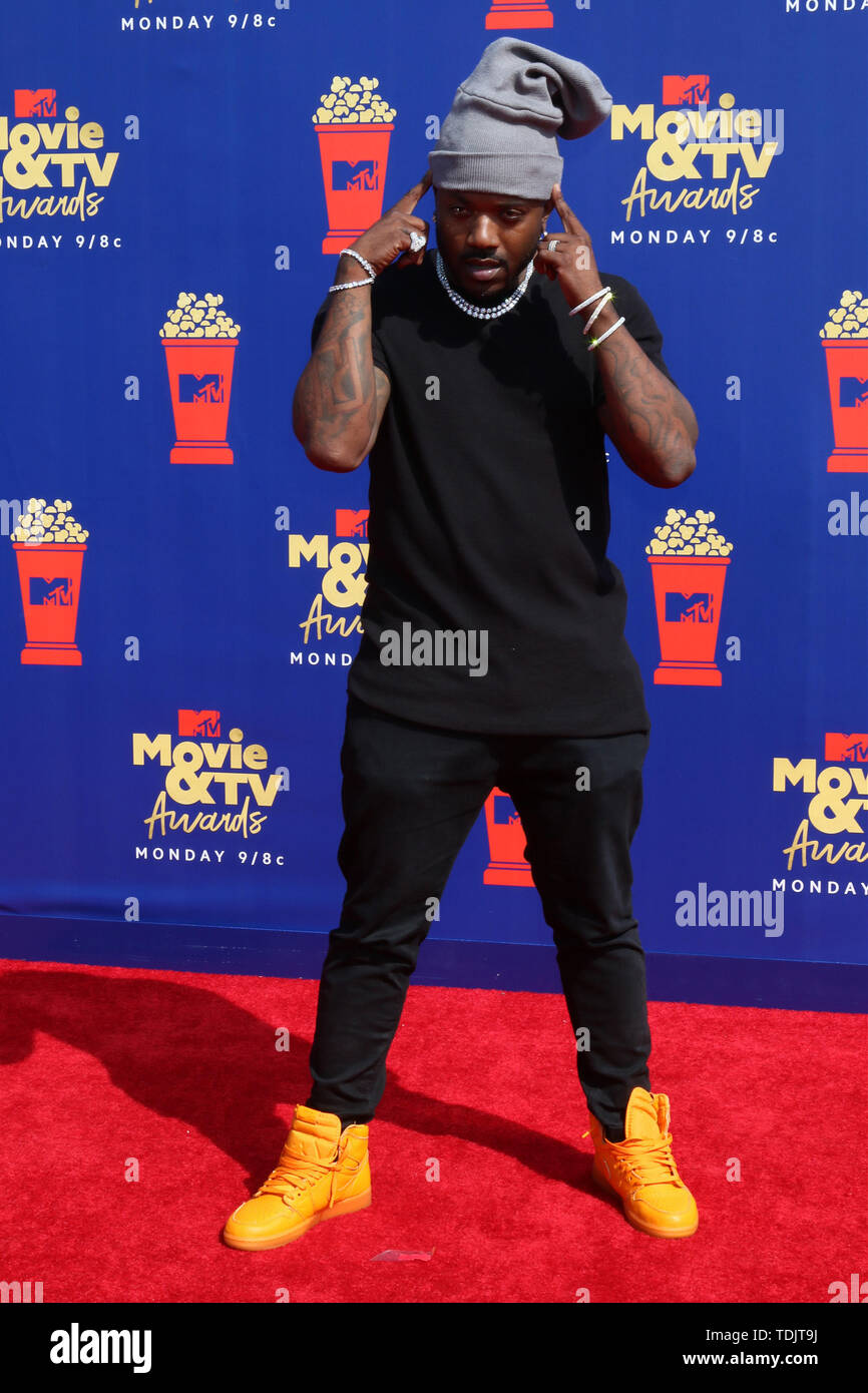 15 juin 2019 - Santa Monica, CA, USA - LOS ANGELES - jan 15 : Ray J Norwood au 2019 MTV Movie & TV Awards au Barker Hanger le 15 juin 2019 à Santa Monica, CA (crédit Image : © Kay Blake/Zuma sur le fil) Banque D'Images