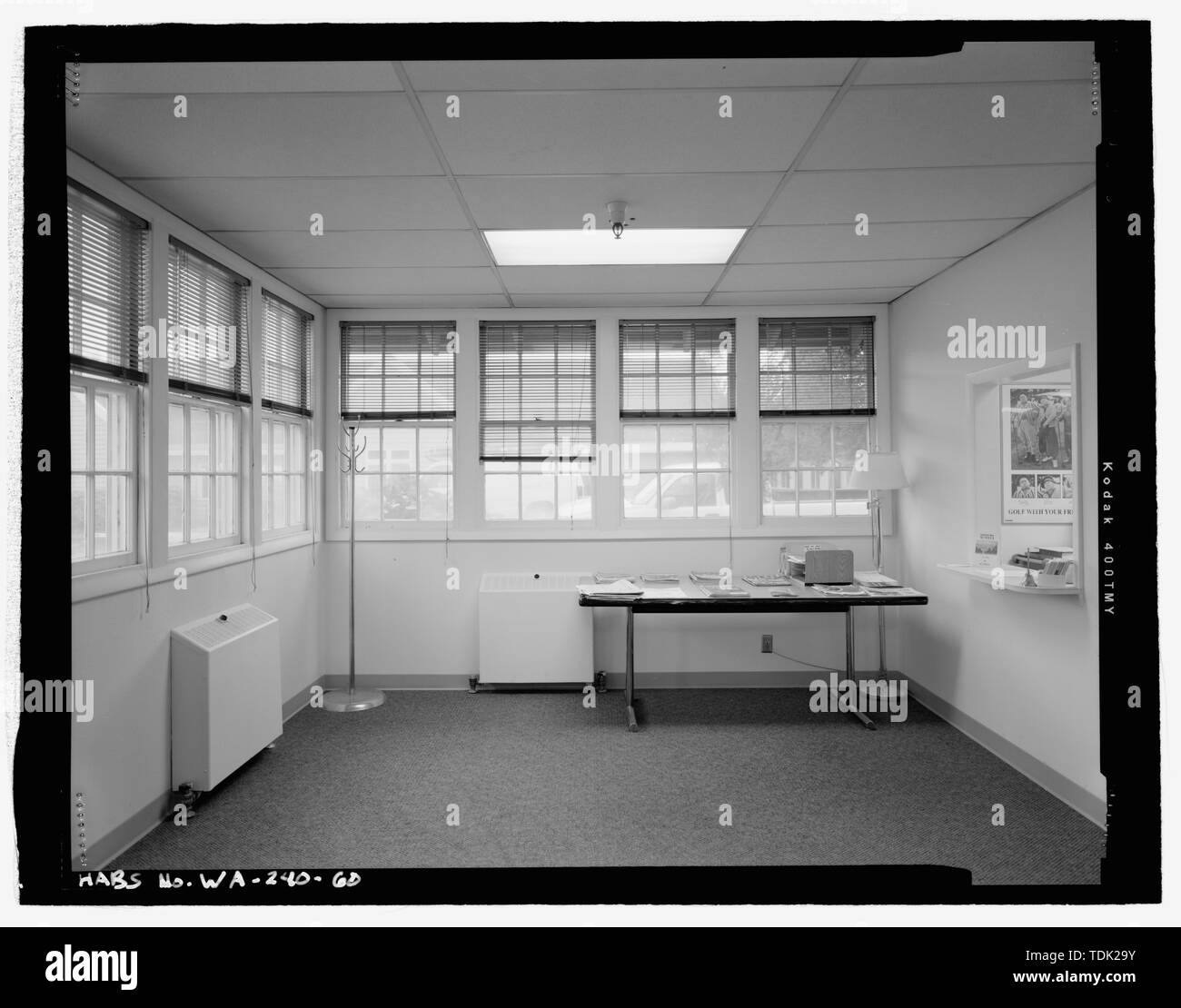 Quartiers des officiers (A11), de l'intérieur salle sociale, À L'Hôpital Général - Barnes, East Quatrième Boulevard ordinaire et O Street, Vancouver, comté de Clark, WA ; Département des affaires des anciens combattants ; Jackson-Retondo, Elaine, émetteur ; Avery, Christy, émetteur Banque D'Images