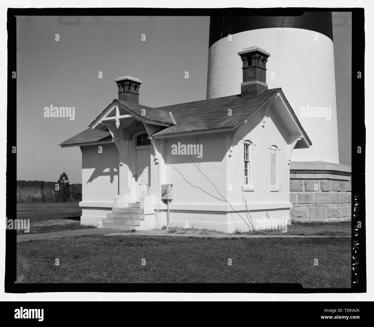 Chambre d'huile, voir à l'est au nord-est. - Bodie Island Light Station, près de l'autoroute 12, Nags Head, Dare County, NC Banque D'Images