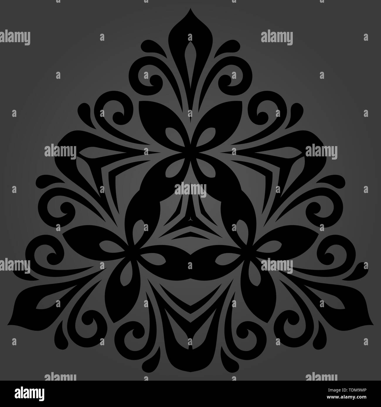 Abstract Pattern Oriental Banque D'Images