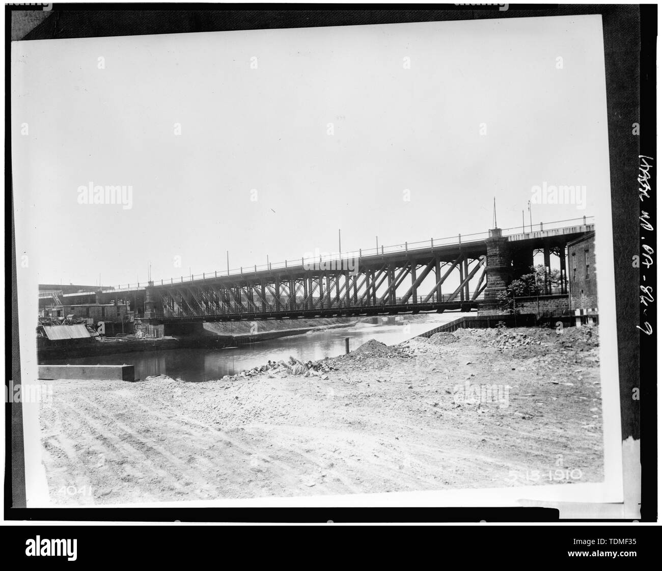 Photocopie DE 1910 VUE GÉNÉRALE DU PONT - Callowhill Street Bridge, rivière Schuylkill à Spring Garden et Callowhill Rues, Philadelphie, comté de Philadelphie, PA Banque D'Images