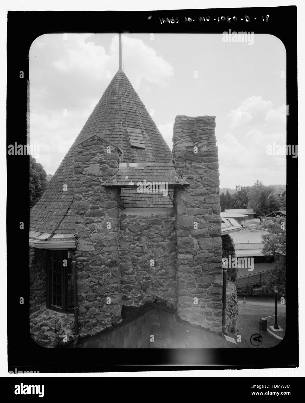 Vue PHOTOGRAMMÉTRIQUE DE LA TOUR, À LA RECHERCHE DE L'ÉLÉVATION NORD-OUEST (VUE PRISE DE LEVER) - Glen Echo Park, Chautauqua Tower, 7300, Boulevard McArthur Glen Echo, comté de Montgomery, MD ; National Chautauqua de Glen Echo ; Baltzley, Edward ; Baltzley, Edwin ; Chandler, Theophilus Parsons ; Mindeleff Mindeleff, Victor E ;, Cosmos, Libbey, J' ; Collier, C J ; Barber et Ross ; W.T. et T.B. Weaver ; O'Connor et Dodd ; Fisher et Johnson ; Pettit et Didier noyé ; J.G. et J.M. Eaux, frères de Wheatley ; Ceinture et Dyer, Michael, Gibble ; équipe de terrain ; Vazquez , J Raul, équipe de terrain ; Schara, Mark, l'équipe de terrain ; Kut Banque D'Images