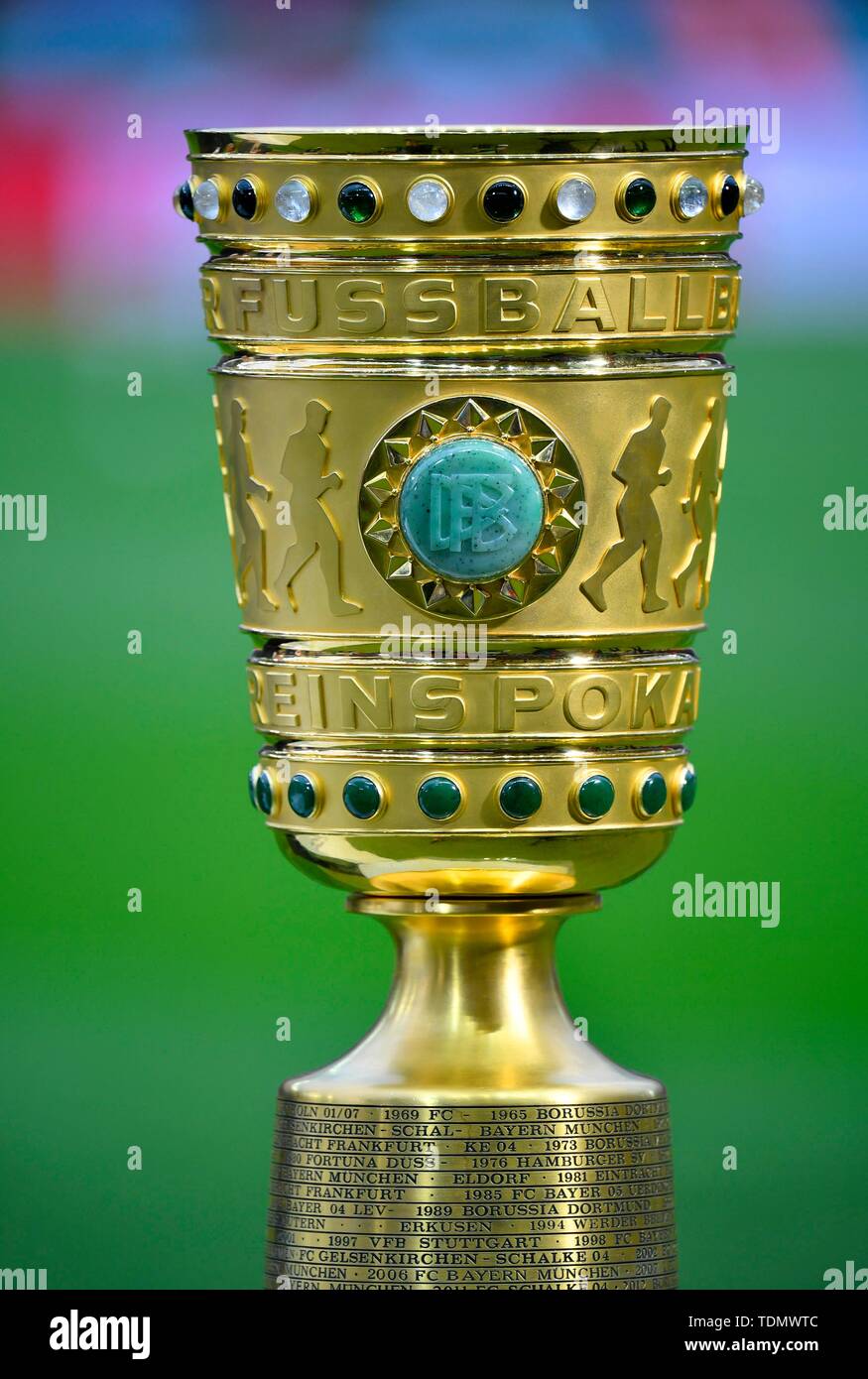 DFB, trophée, 2019, la finale de la Coupe DFB, stade olympique, Berlin, Allemagne Banque D'Images