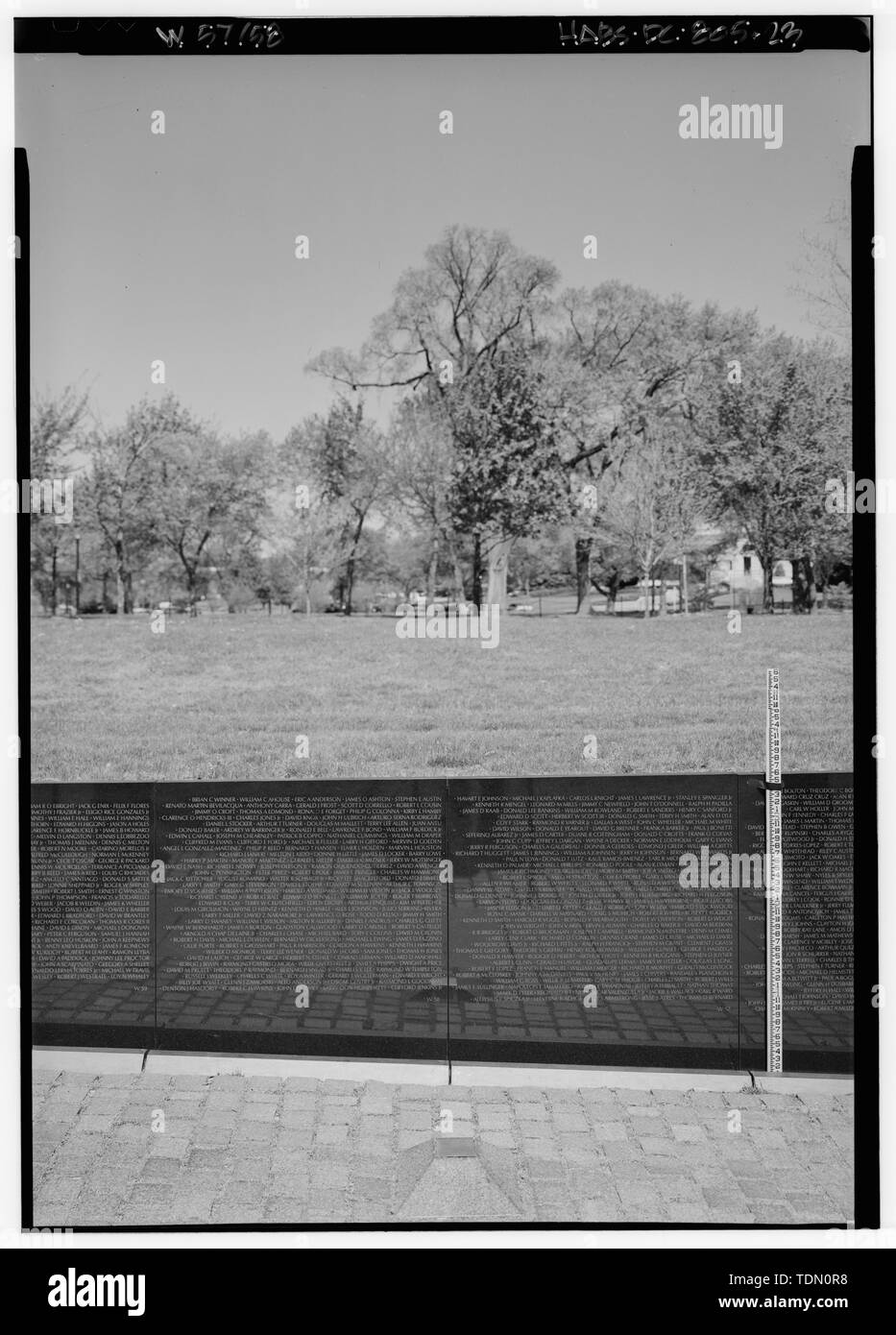 Décoratifs W58 et W57. - Vietnam Veterans Memorial, West Potomac Park, Washington, District of Columbia, DC Banque D'Images