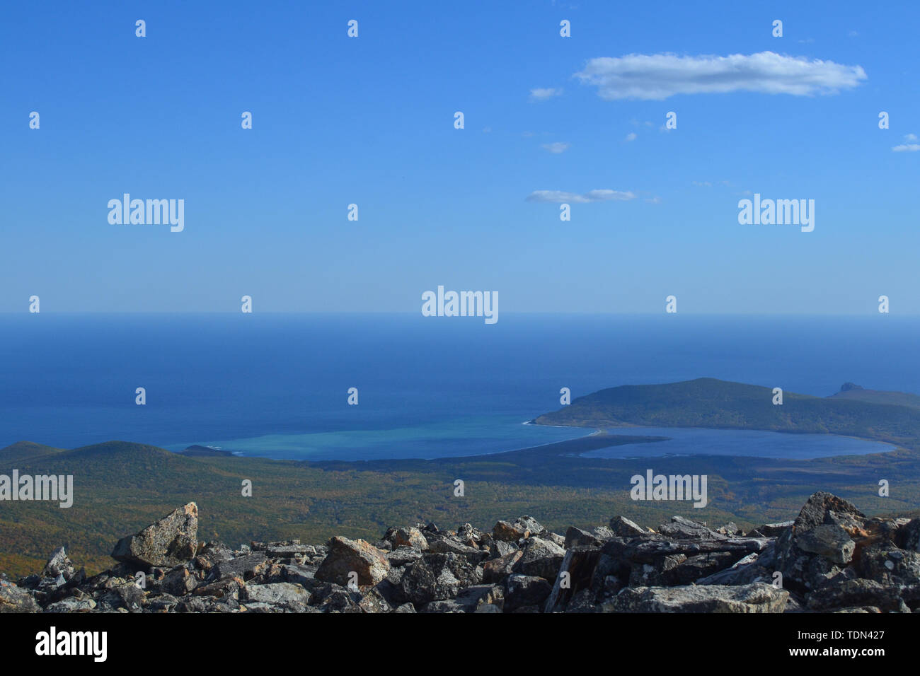 Beauté de la nature dans la région russe de Primorsky Banque D'Images
