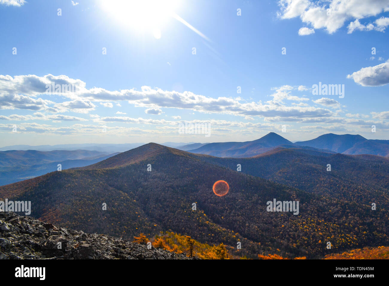 Beauté de la nature dans la région russe de Primorsky Banque D'Images