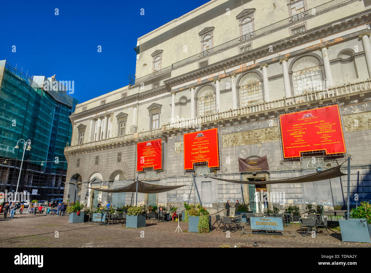 Opernhaus, Teatro San Carlo, Napoli, Italie Banque D'Images