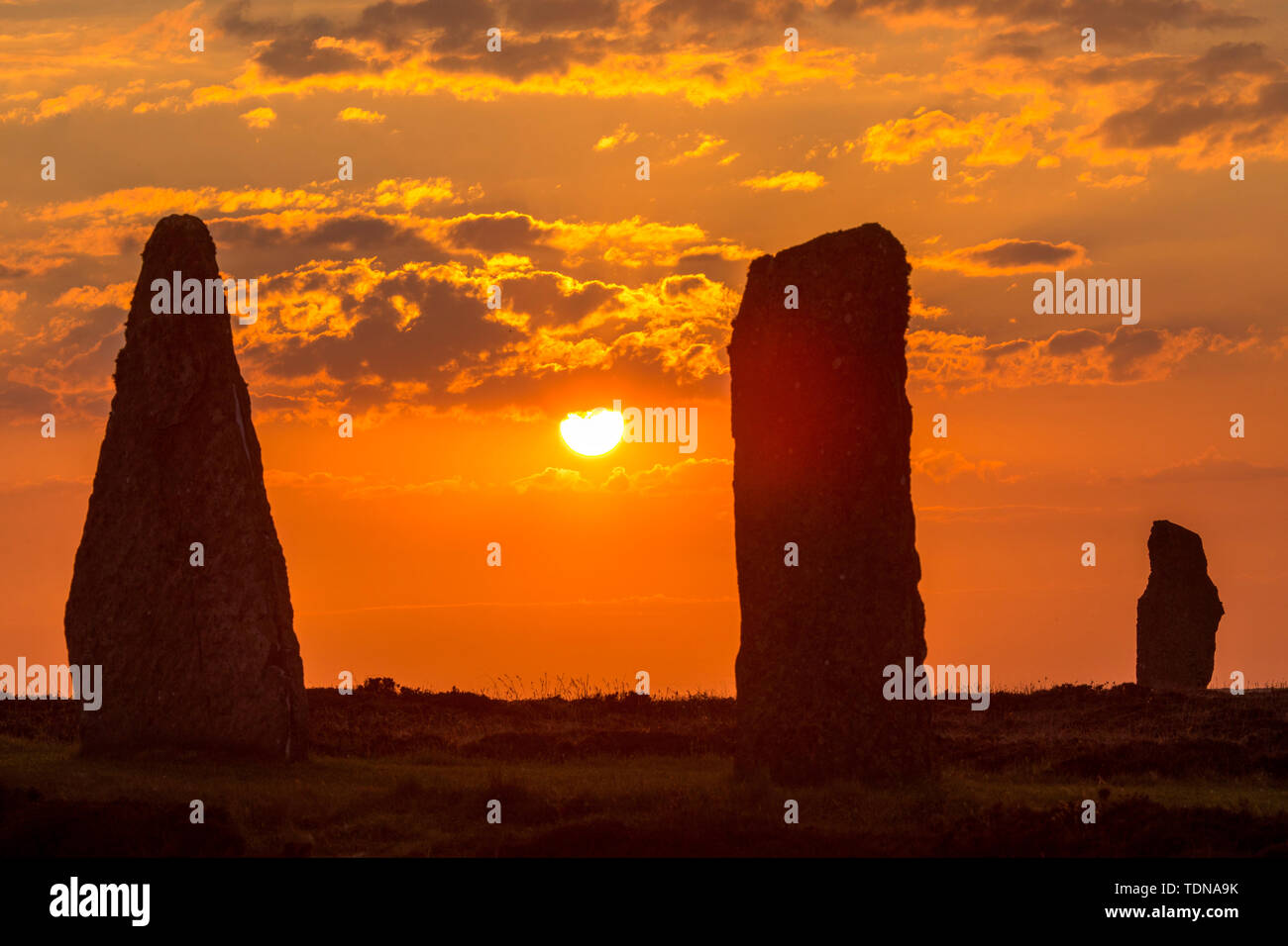 Anneau de l'île d'Orkney, Shetlands, Ecosse, Royaume-Uni Banque D'Images