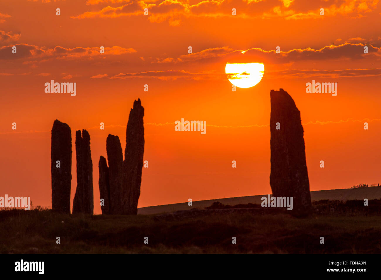 Anneau de l'île d'Orkney, Shetlands, Ecosse, Royaume-Uni Banque D'Images