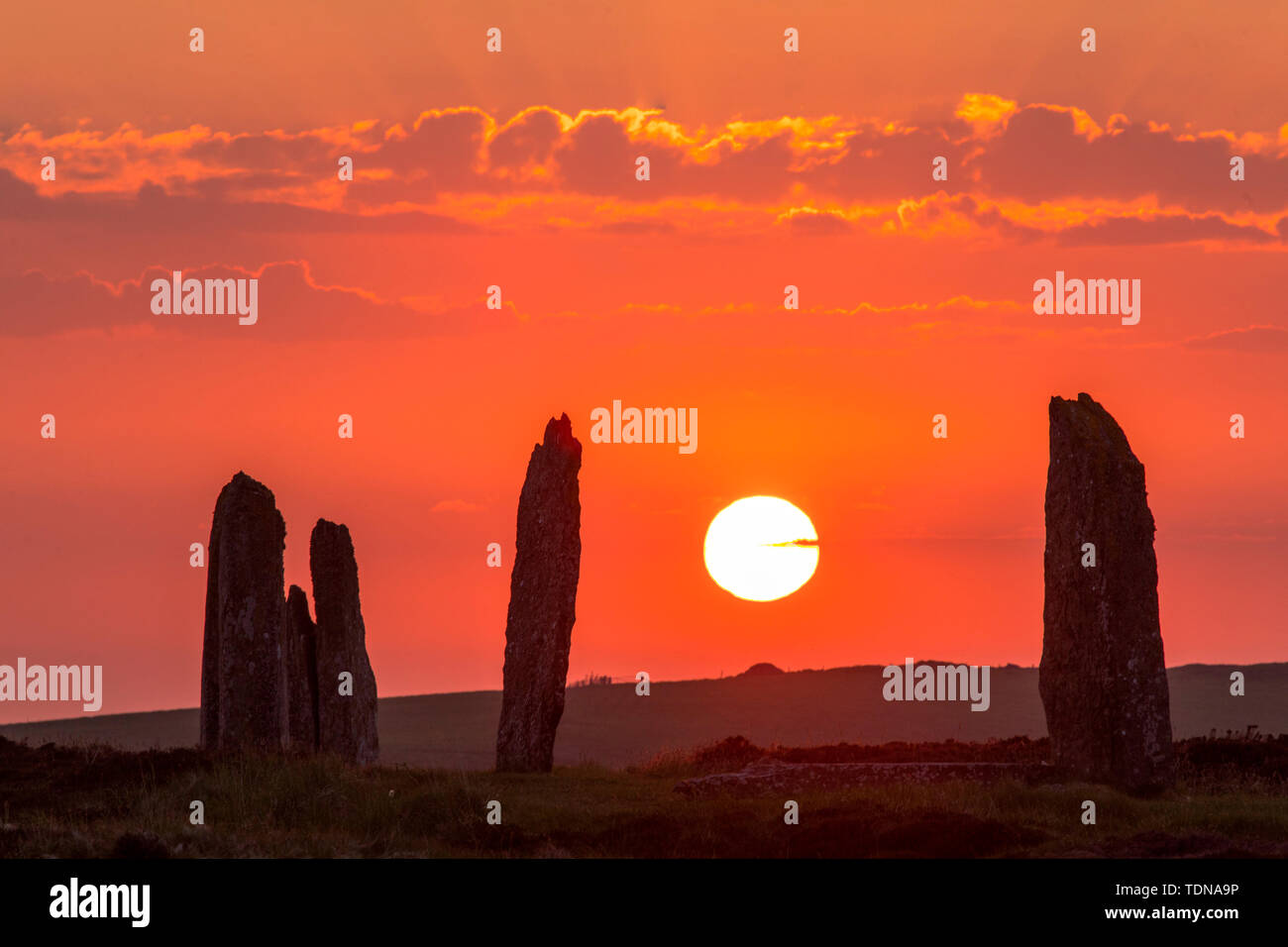 Anneau de l'île d'Orkney, Shetlands, Ecosse, Royaume-Uni Banque D'Images