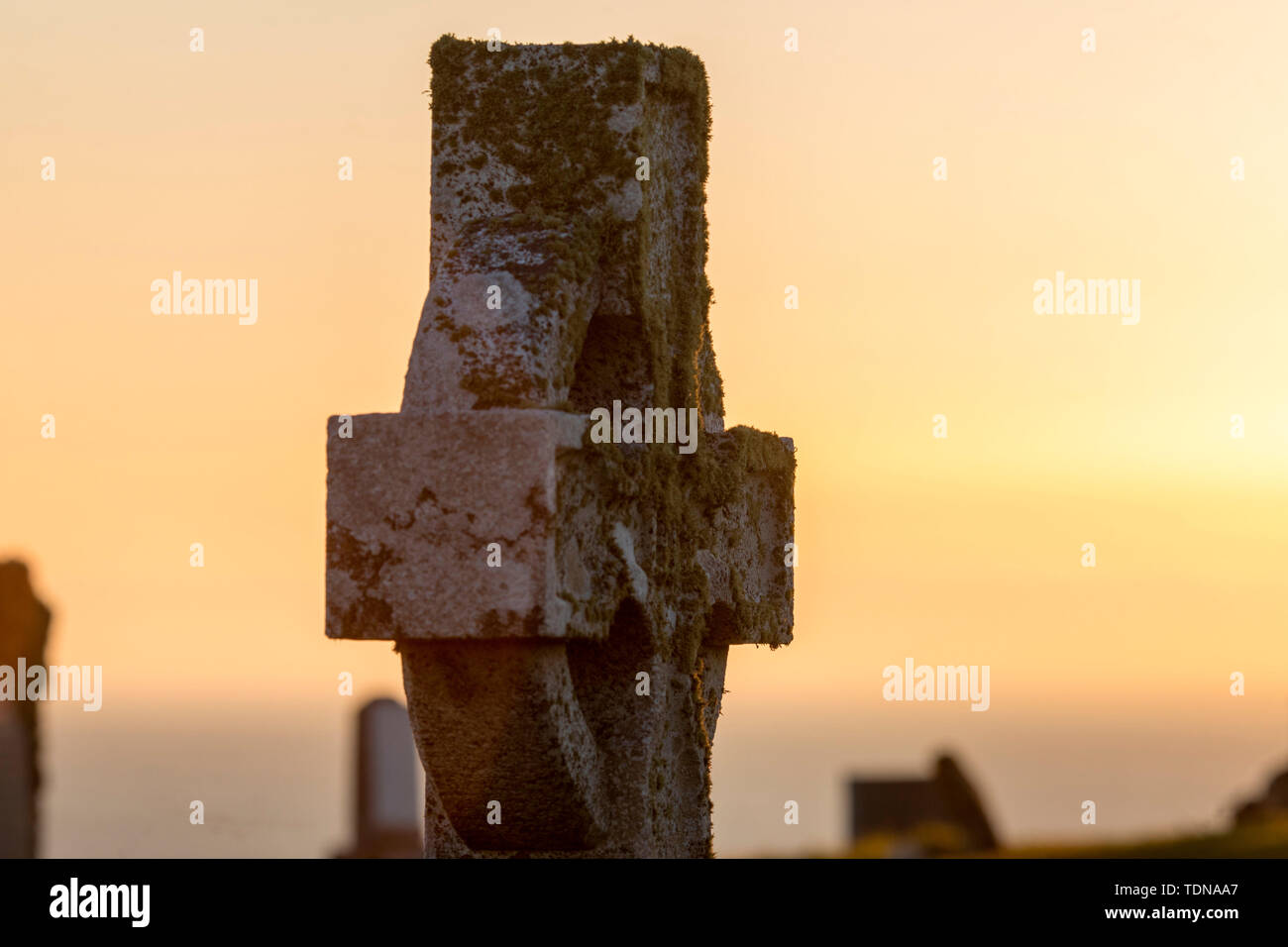 Trumpan, cimetière, Isle of Skye, Scotland, UK Banque D'Images