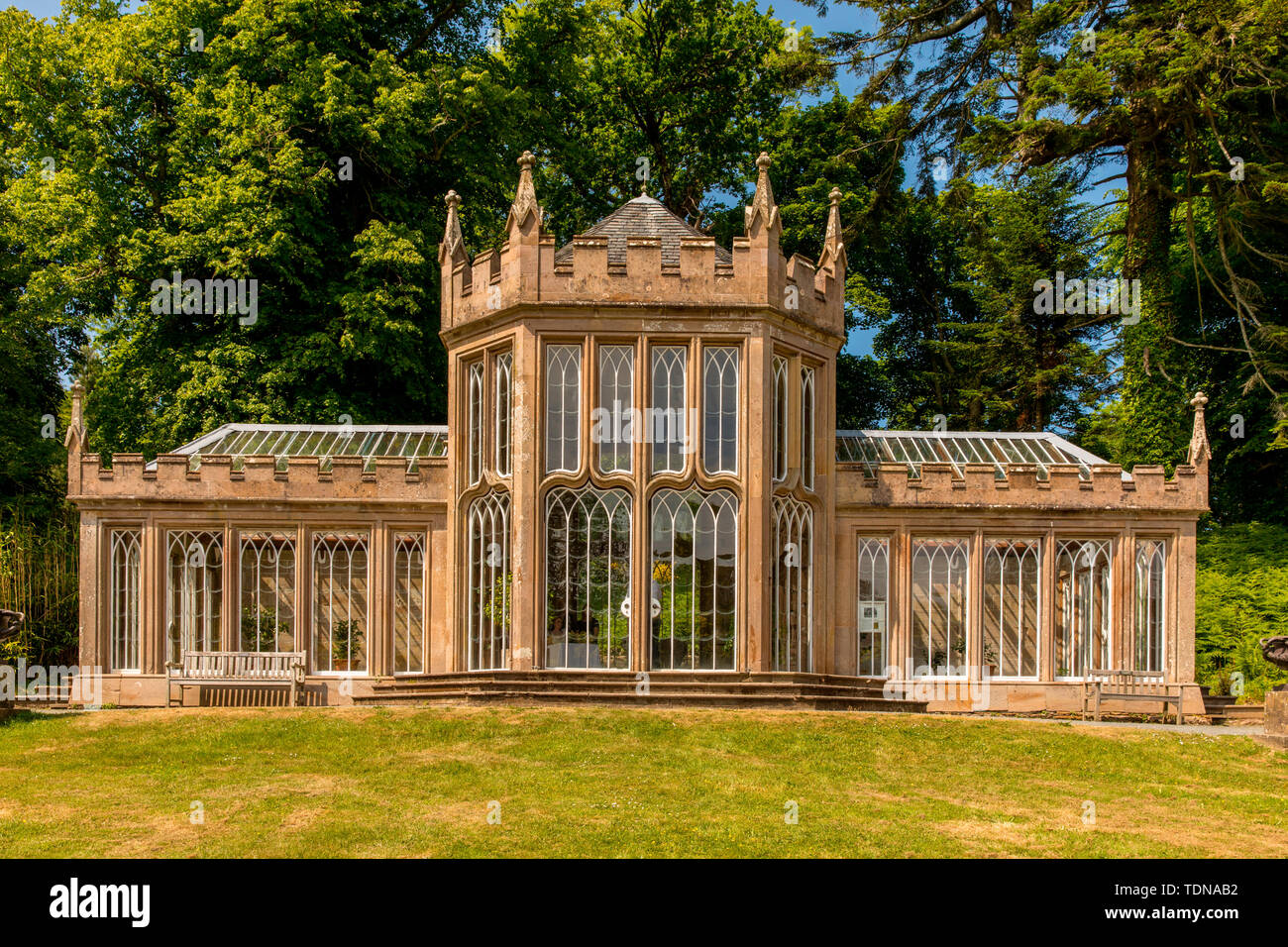 Le Château de Culzean et jardins, plaines, Ecosse, Royaume-Uni Banque D'Images