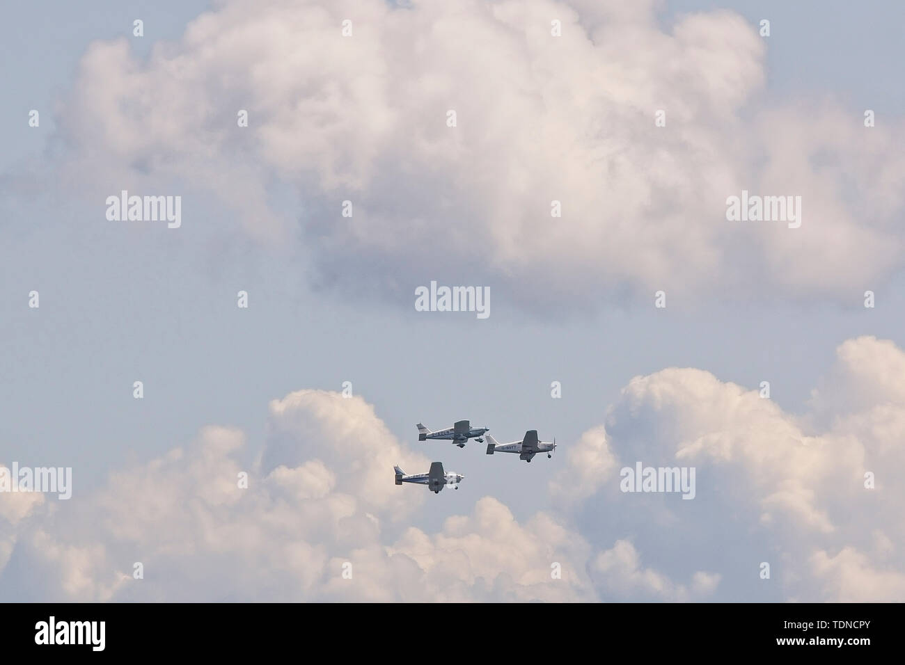 Bader Bus Company - Mobilité parcelles aerobatic team Banque D'Images