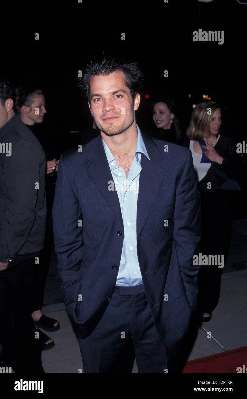 Apr 07, 1999 ; Los Angeles, CA, USA ; acteur Timothy Olyphant à la première du film de 'Go'.. (Crédit Image : Chris Delmas/Zuma sur le fil) Banque D'Images