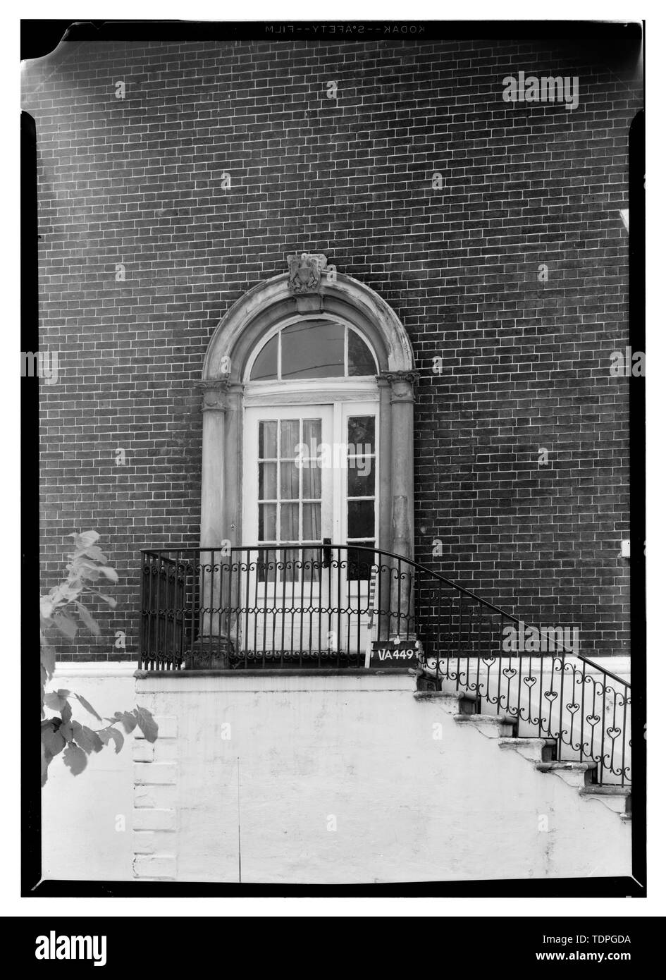 (Source inconnue) Photographe inconnu ca 1860's VUE DEPUIS LE NORD-OUEST - Banque d'Alexandrie, 133 North Fairfax Street, Alexandria, VA, ville indépendante Banque D'Images