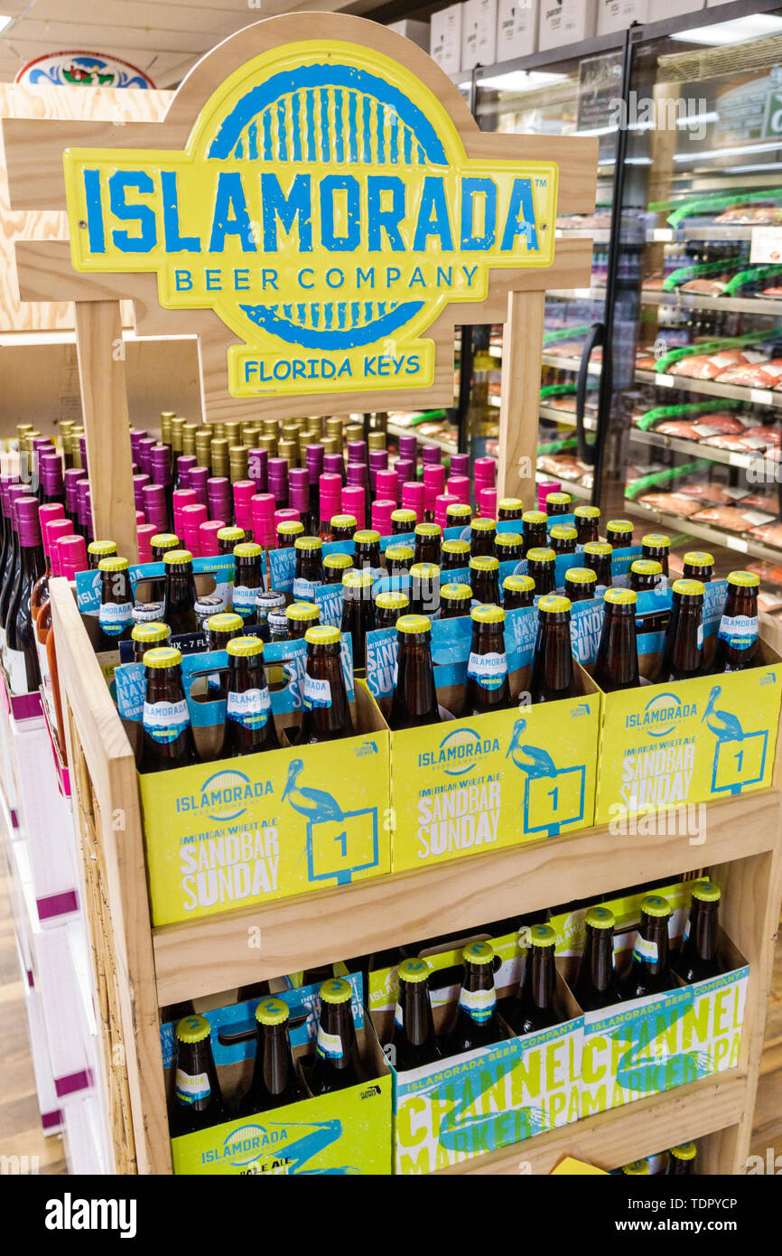 Sanibel Island Florida, Bailey's General Store, supermarché d'épicerie, intérieur, produit local, shopping shopper shoppers shopping magasins marque du marché Banque D'Images