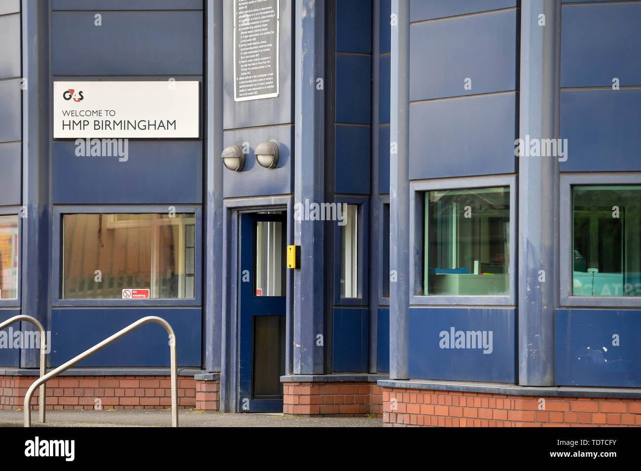 Une vue générale du PGH Birmingham. L'examen des normes relatives à la Birmingham's prison Winson Green a mis en doute un 'échec' inexplicable d'obtenir un financement pour les scanners pour empêcher la drogue en contrebande dans la prison. Banque D'Images