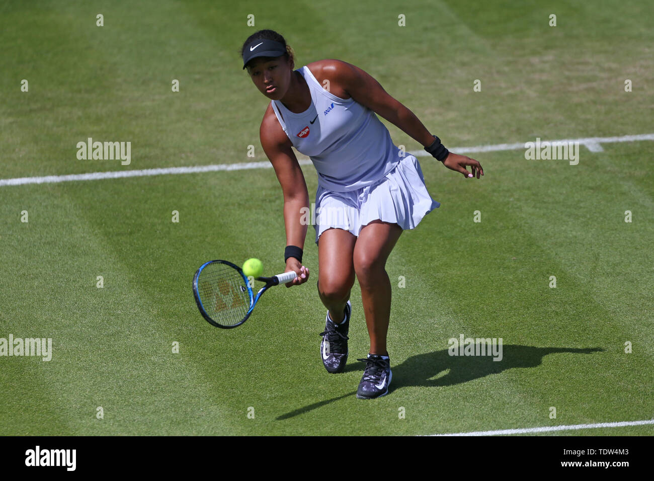 Naomi Osaka pendant six jours de la Nature Valley Classic à Edgbaston, Birmingham Club Priory. Banque D'Images