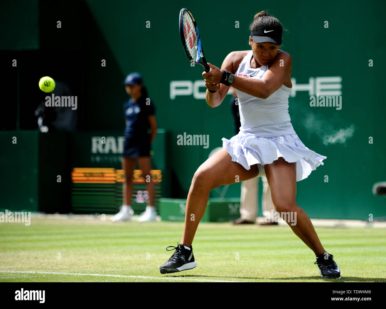 Naomi Osaka pendant six jours de la Nature Valley Classic à Edgbaston, Birmingham Club Priory. Banque D'Images