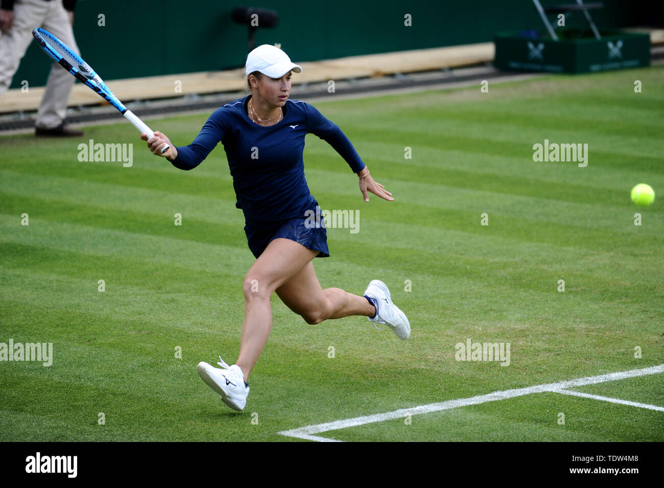 Yulia Putintseva pendant six jours de la Nature Valley Classic à Edgbaston, Birmingham Club Priory. Banque D'Images