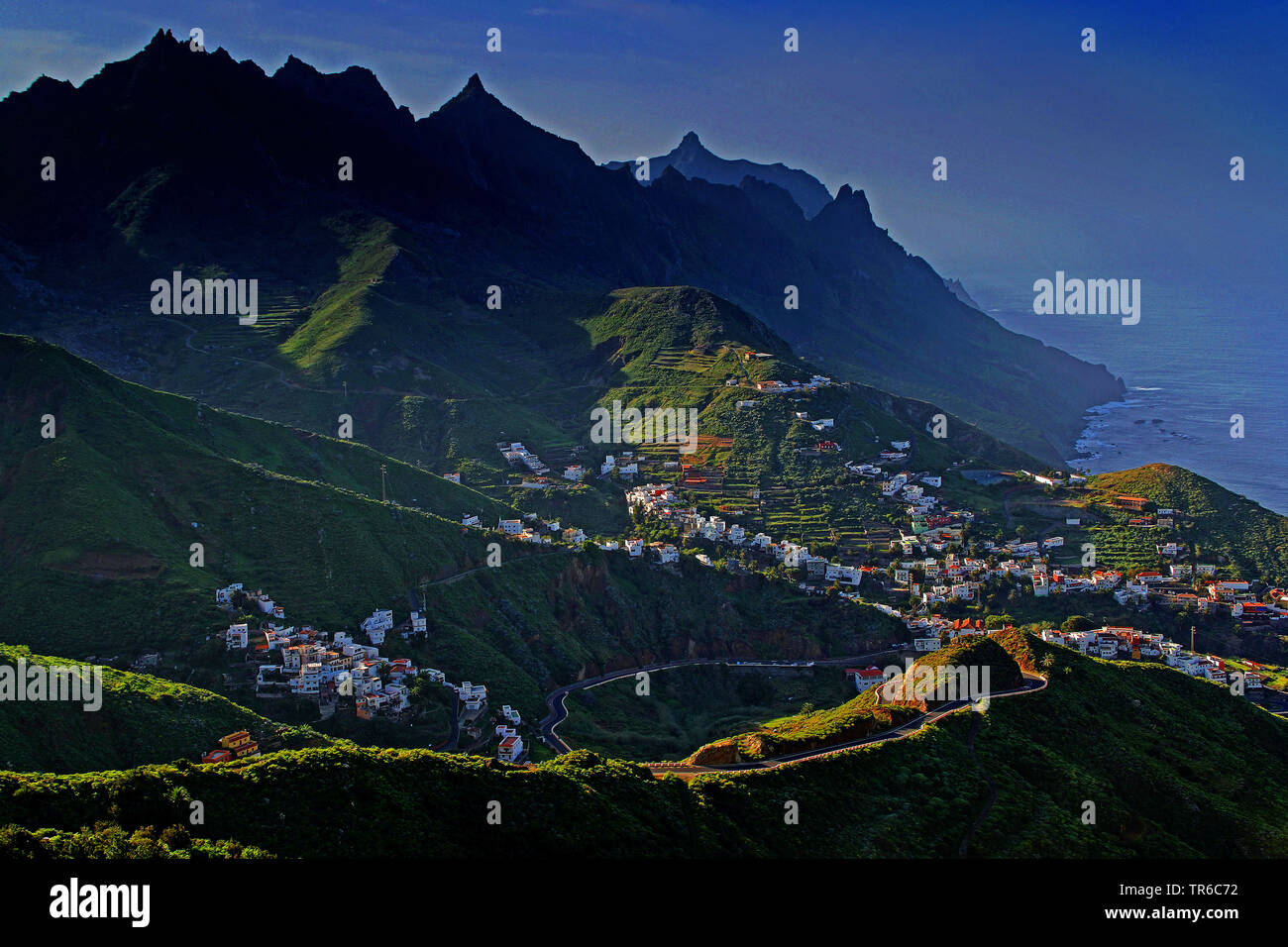 Macizo de Anaga, Iles Canaries, Tenerife, Taganana Banque D'Images