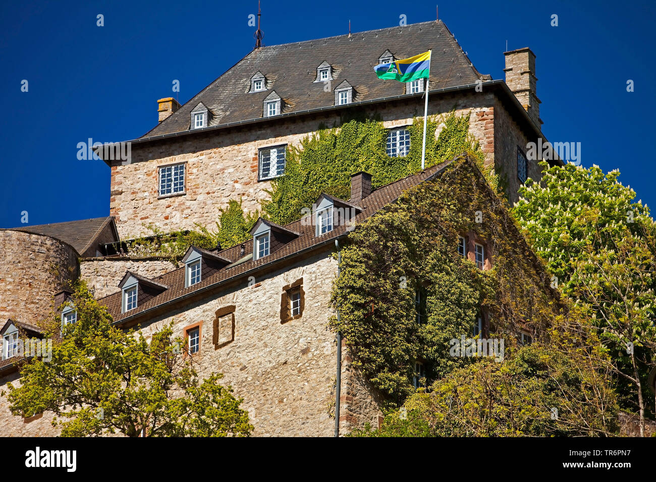 Château de Blankenheim, Allemagne, Rhénanie du Nord-Westphalie, Eifel, Blankenheim Banque D'Images