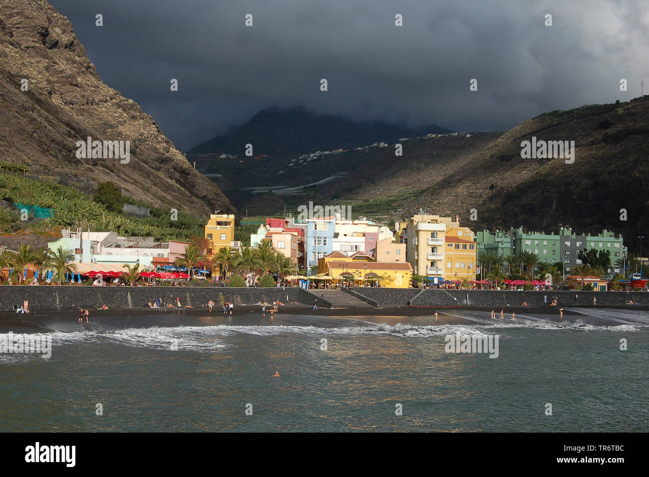 Porto Naos, Canaries, La Palma Banque D'Images