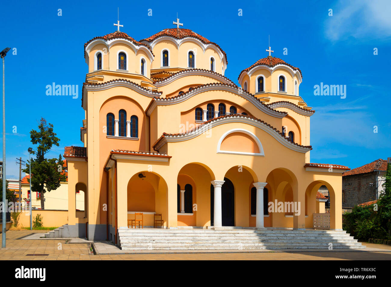 Cathédrale orthodoxe de Shkodra, l'Albanie, Shkodra Banque D'Images