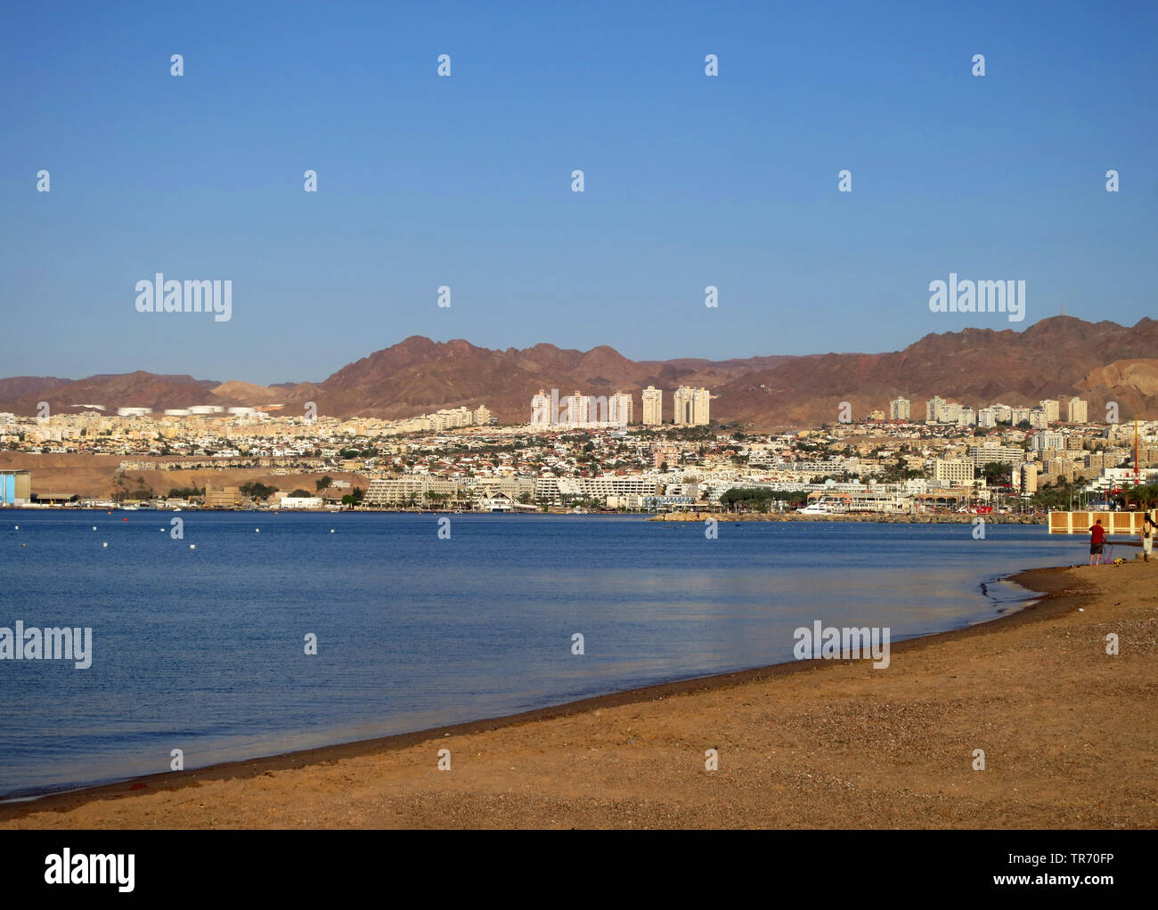 Golf d'Eilat sur la mer Rouge, Israël, Néguev, Eilat Banque D'Images
