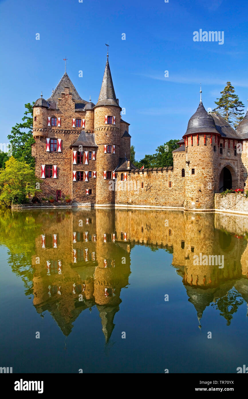 Château Satzvey, Allemagne, Rhénanie du Nord-Westphalie, Eifel, Mechernich Banque D'Images