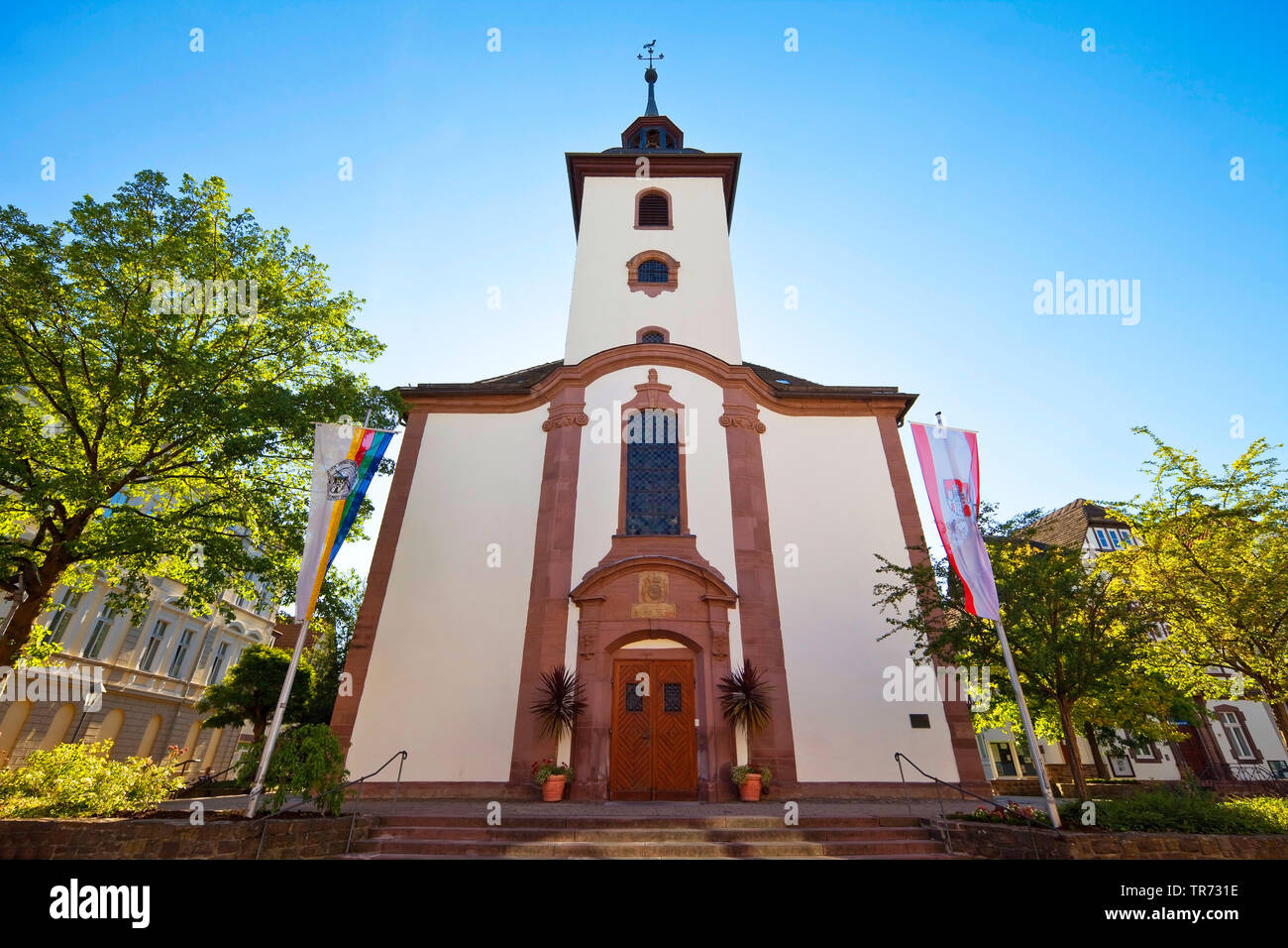 Eglise Saint Nicolas, l'Allemagne, en Rhénanie du Nord-Westphalie, à l'Est de la Westphalie, Hoexter Banque D'Images