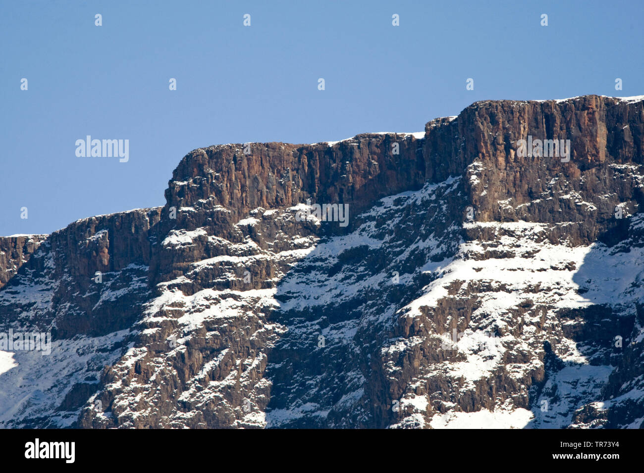 Sani Pass, Drakensberge, Afrique du Sud Banque D'Images