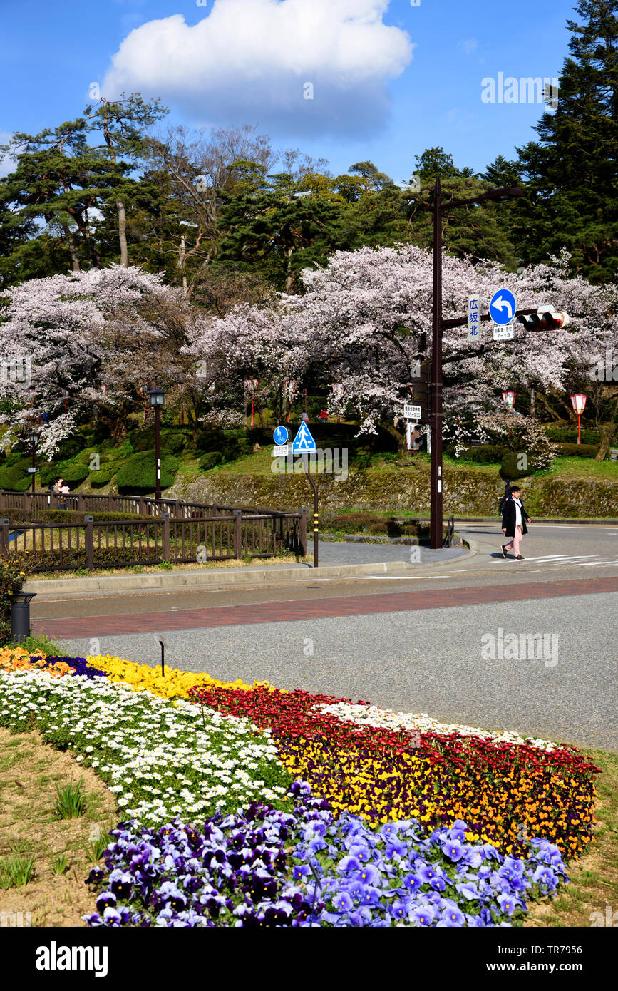 La ville de Kanazawa au Japon Banque D'Images