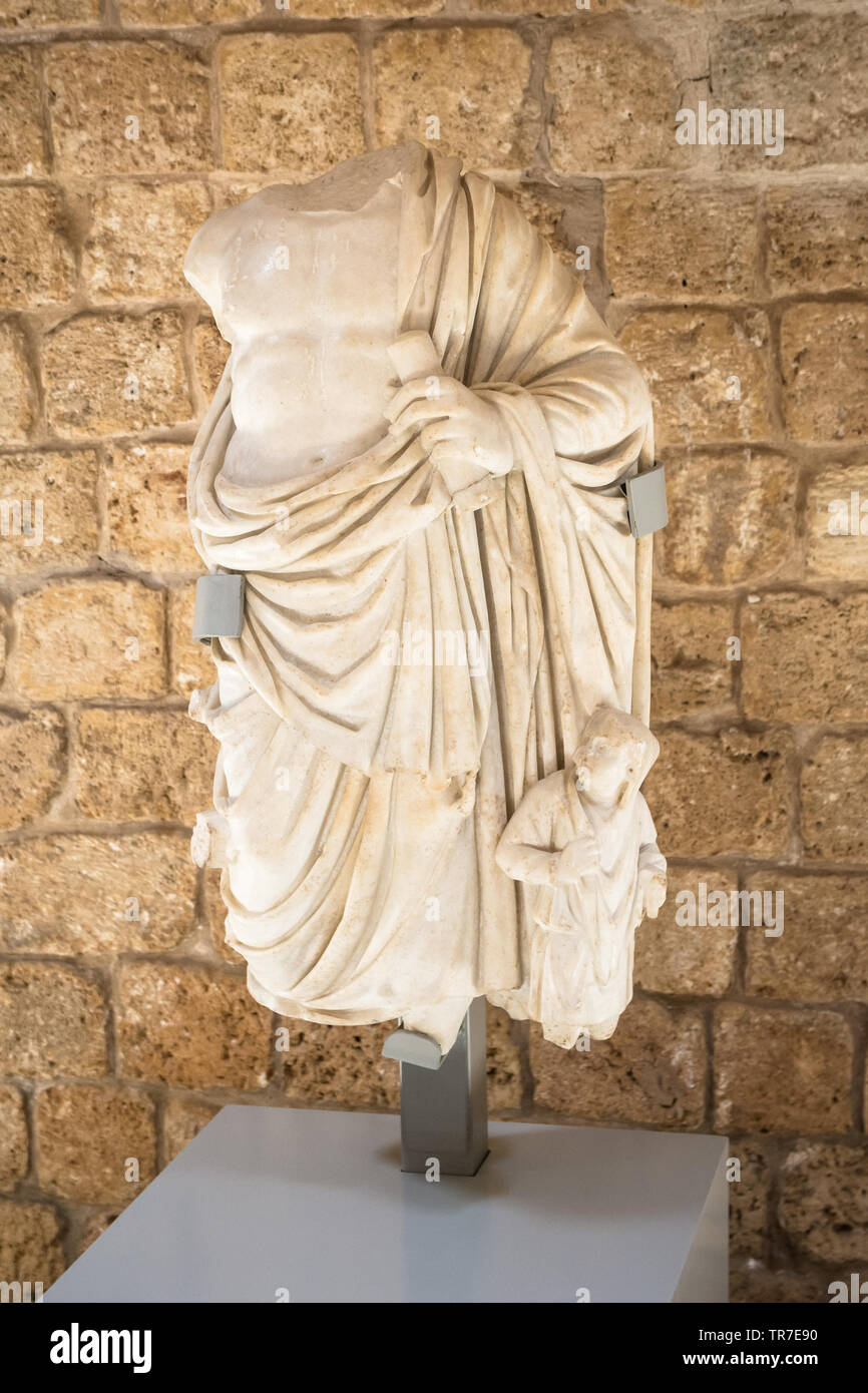 Le Nord du Liban et Musée de l'Akkar situé à l'intérieur de la Citadelle de Raymond de Saint-Gilles, Tripoli, Liban Banque D'Images