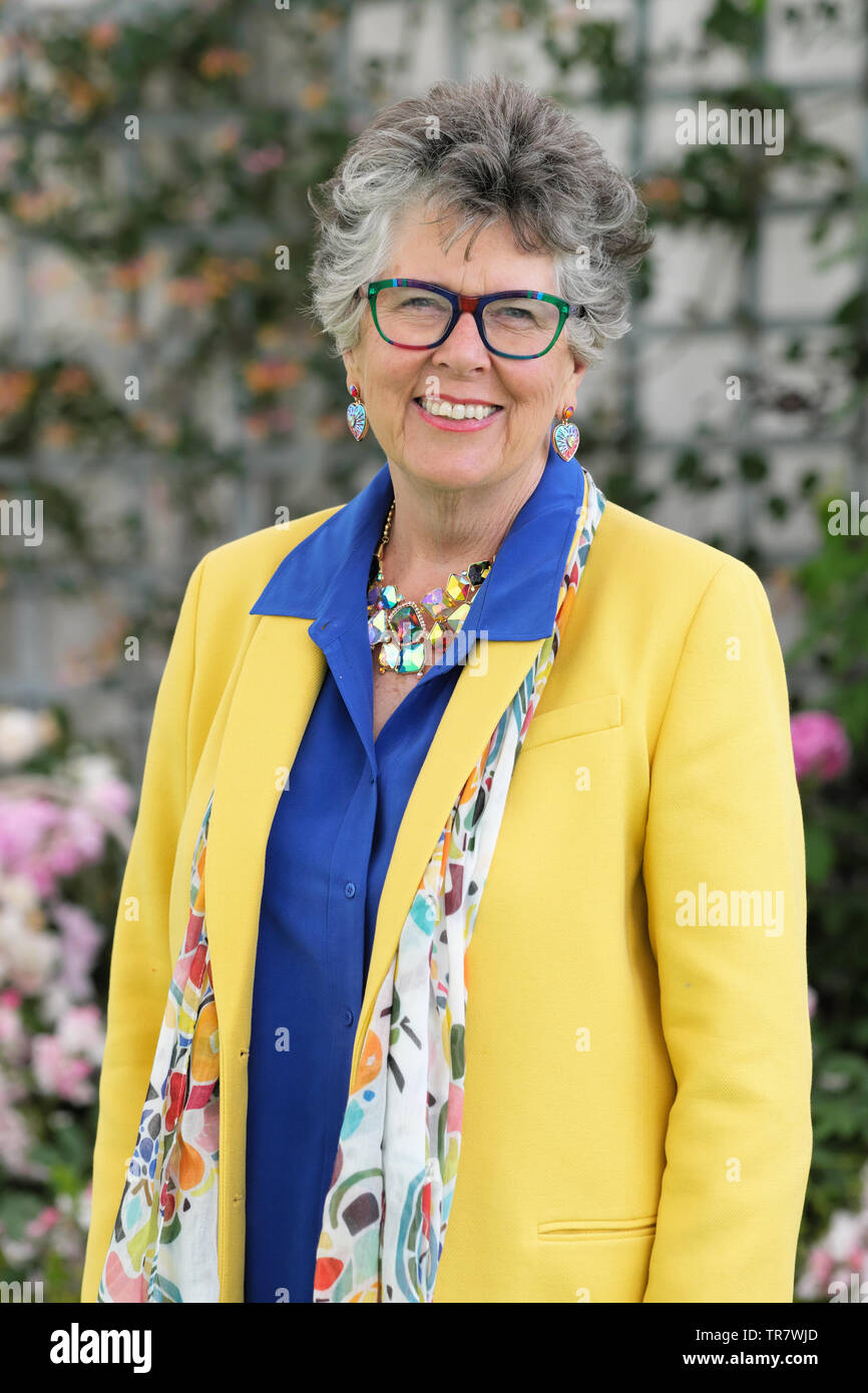 Hay Festival, Hay on Wye, Powys, Wales, UK - Jeudi 30 mai 2019 - Prue Leith auteur et présentateur à la cuisson le Hay Festival de parler de ses livres de fiction et de l'alimentation. Photo Steven Mai / Alamy Live News Banque D'Images