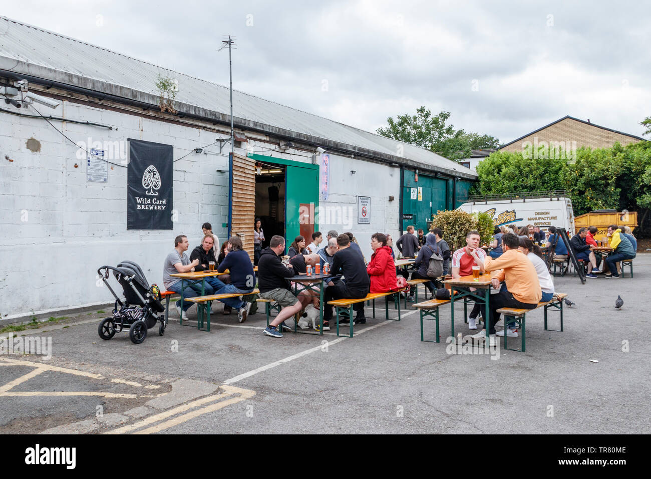 Wild Card Brasserie à Ravenswood Industrial Estate, Walthamstow, London, UK Banque D'Images