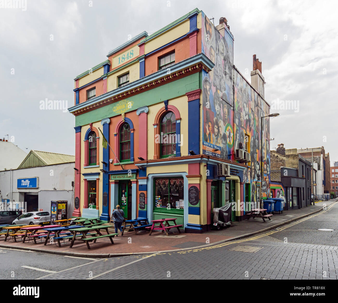 Le Prince Albert en pub Brighton East Sussex England UK Banque D'Images