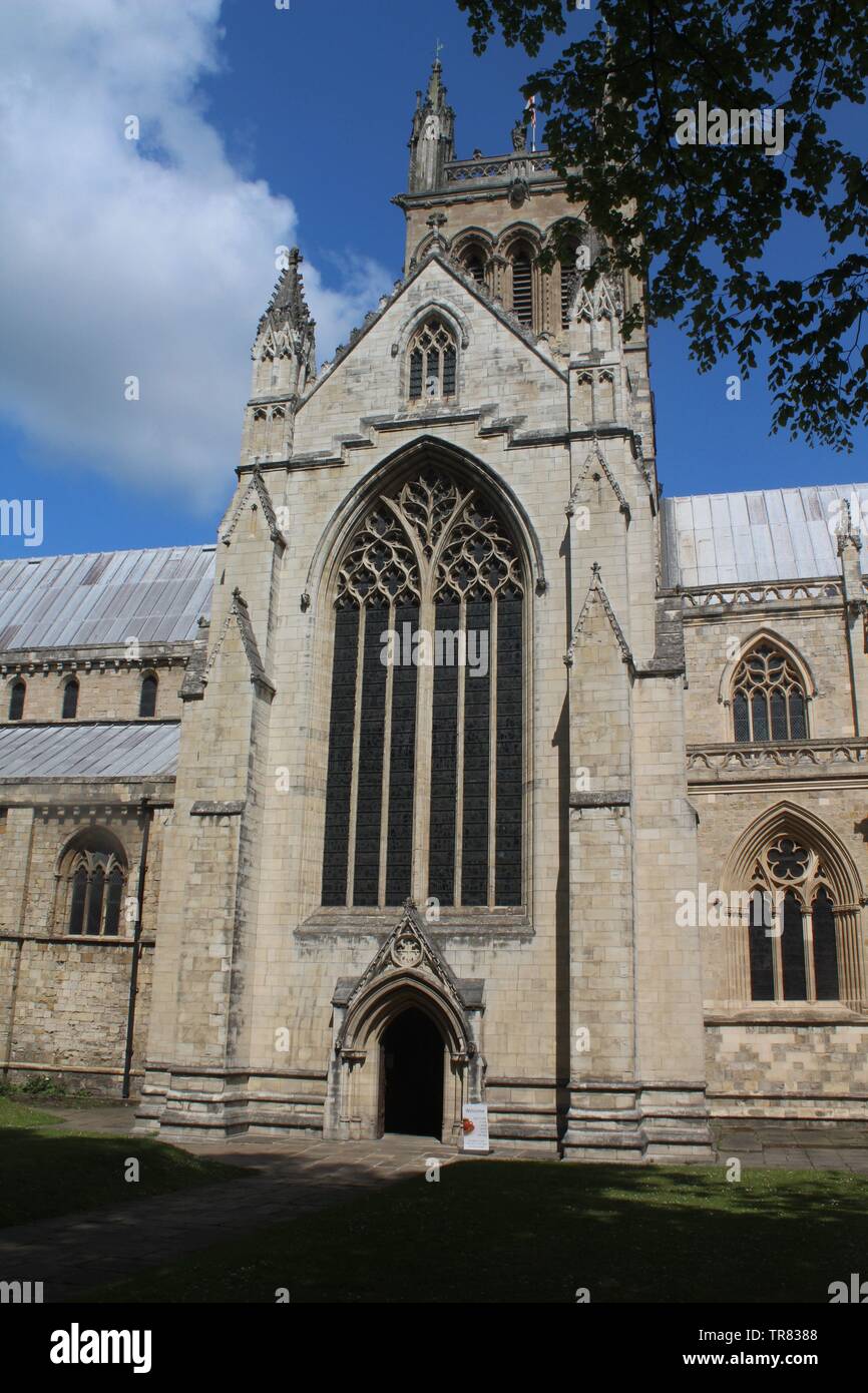 Selby Abbey,abbaye médiévale church North Yorkshire, England UK Banque D'Images
