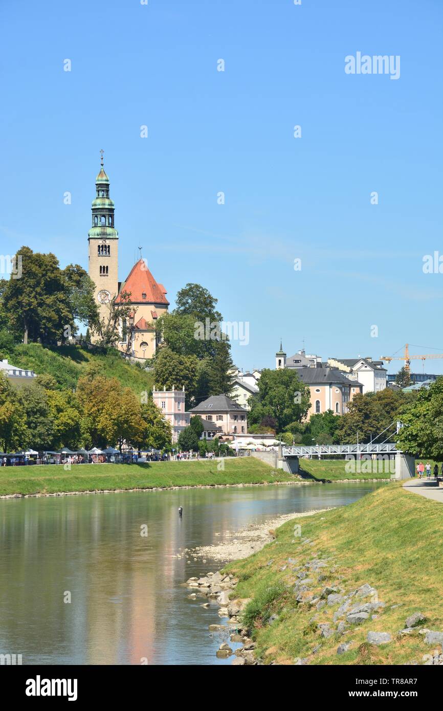 Salzbourg, Autriche - voir dans la ville historique de Salzbourg, Autriche Banque D'Images