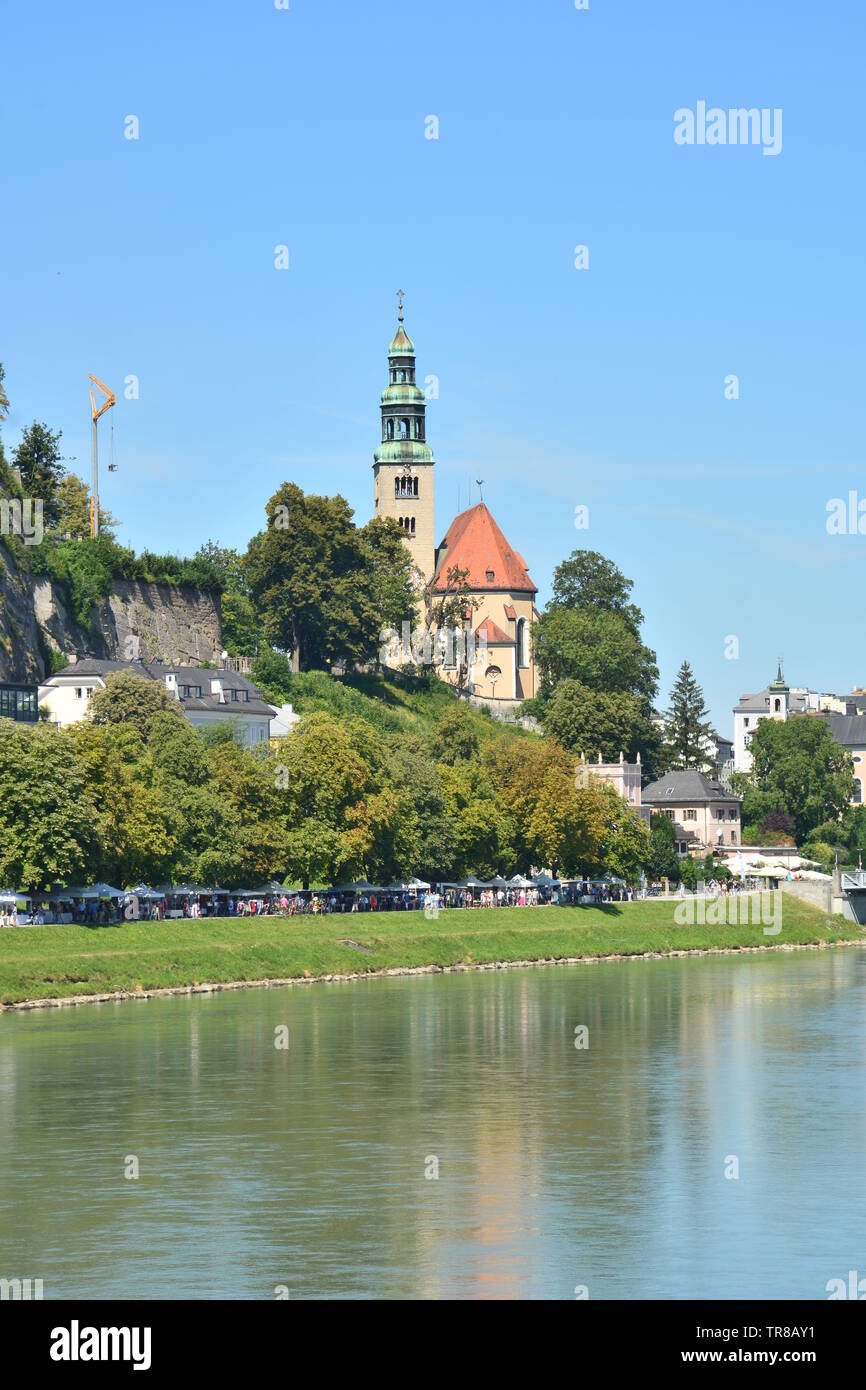 Salzbourg, Autriche - voir dans la ville historique de Salzbourg, Autriche Banque D'Images