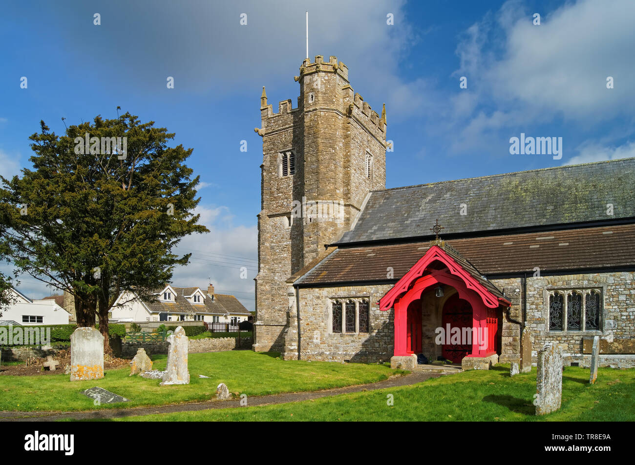 UK,Devon,Kilmington,St Giles Church Banque D'Images