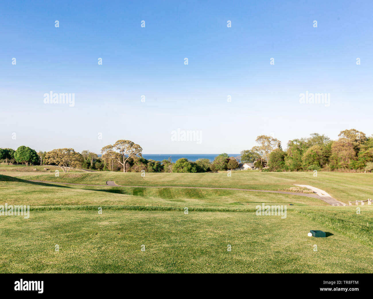 Gardiners Bay Golf Club, Shelter Island, NY Banque D'Images