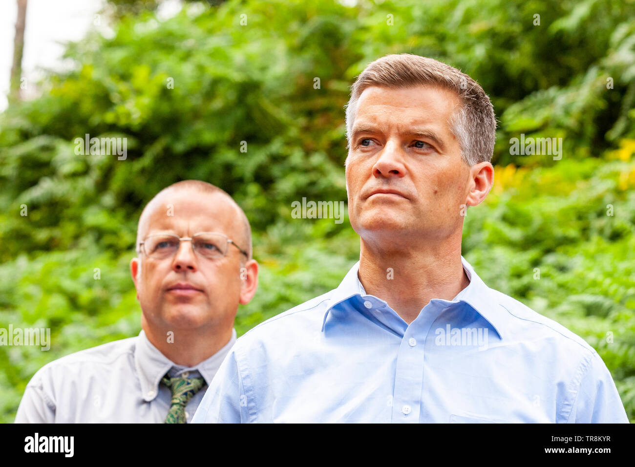 Forêt de Dean MP, Mark Harper est la dernière à entrer dans la course à la direction du parti conservateur. Banque D'Images