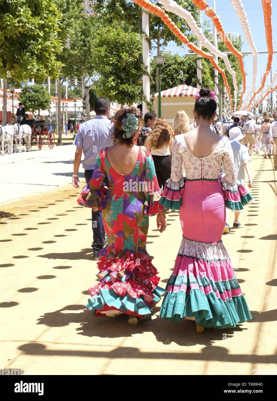 Foire d'Avril de Séville, Feria de Abril Banque D'Images