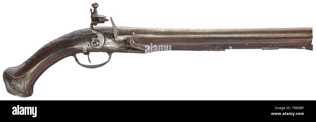 Pistolet à silex, Empire Ottoman, Balkans, Turquie, 19e siècle-Additional-Rights Clearance-Info-Not-Available Banque D'Images