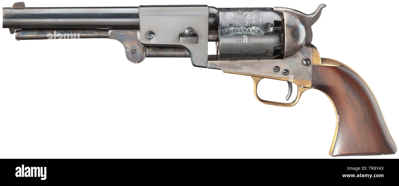 Les armes légères, revolvers, troisième modèle Colt Dragoon, calibre .44 inch, réplique allemande, 1975, Additional-Rights Clearance-Info-Not-Available- Banque D'Images