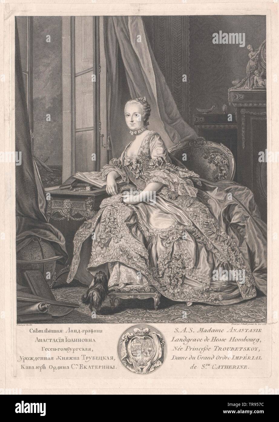 Trubezkaya, Anastasia Ivanovna, Additional-Rights Clearance-Info-princess-Not-Available Banque D'Images