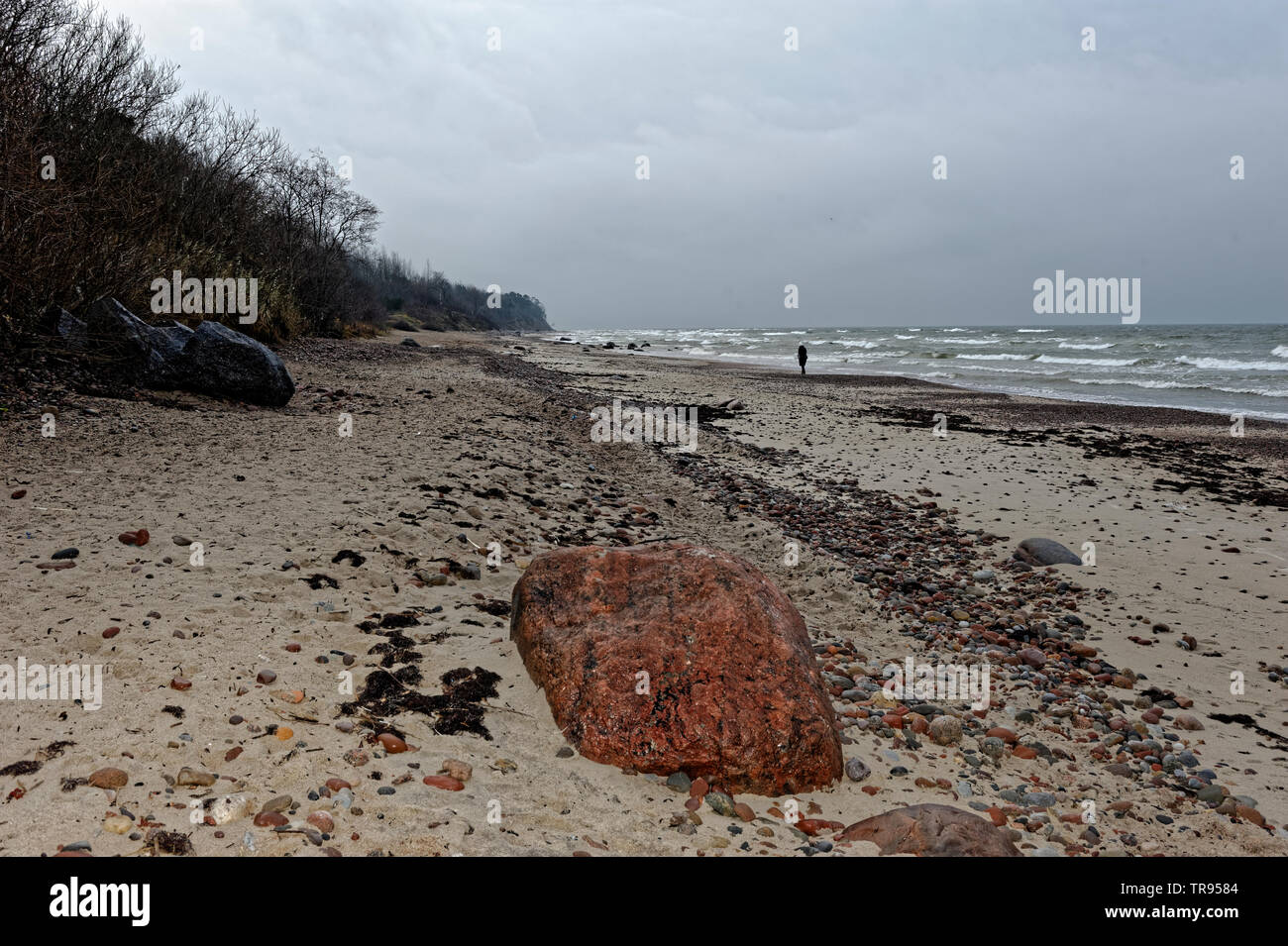 Landschaften suis Karkle Karkelbeck Vinfjall,,suis Ostsee. Banque D'Images