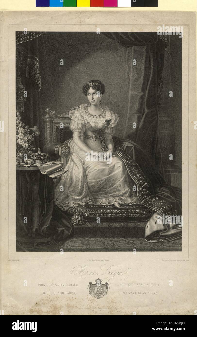 Marie Louise, archiduchesse d'Autriche, Additional-Rights Clearance-Info-Not-Available- Banque D'Images