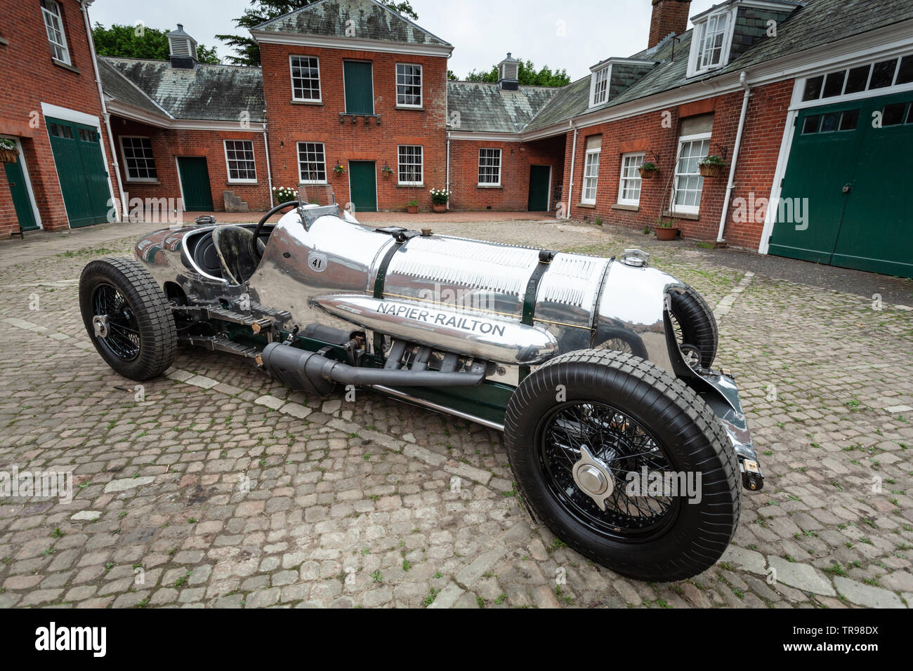 Napier Railton pousse de photo à Surrey Banque D'Images